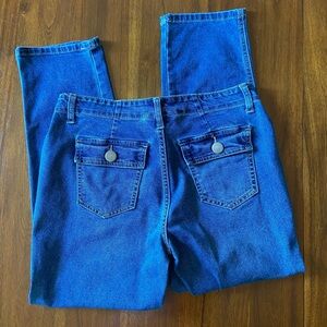 Christopher and Banks Button Pocket Jeans